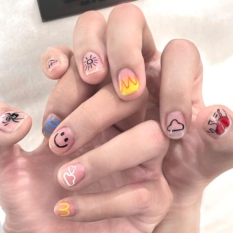 Nail Art Pens Set 12 Colors Nail Art Markers,2025 New Nail Polish Pens Dotting Drawing Painting Pen for Home Salon,Quickly Dry Nail Art Nail DIY Decoration - Image 3